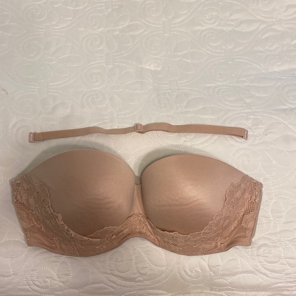 Victoria Secret Strapless Bra 34 D